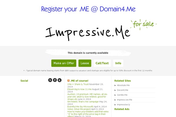 impressive.me site used Jinglydp