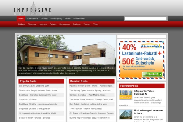 impressivebuildings.com site used Aristo