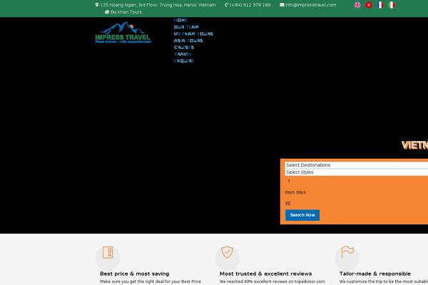 impresstravel.com site used Impresstravel