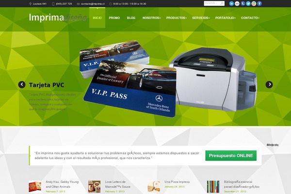 Nimble theme site design template sample