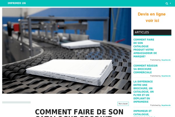 imprimercatalogue.com site used MaxFlat Core
