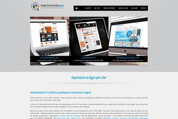 Silence theme site design template sample