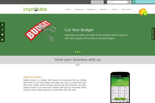 improlabs.com site used Custom