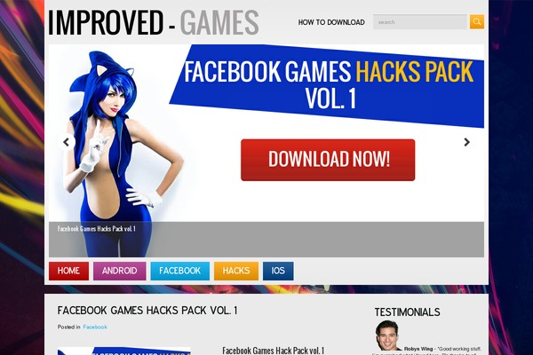 GameZone theme site design template sample