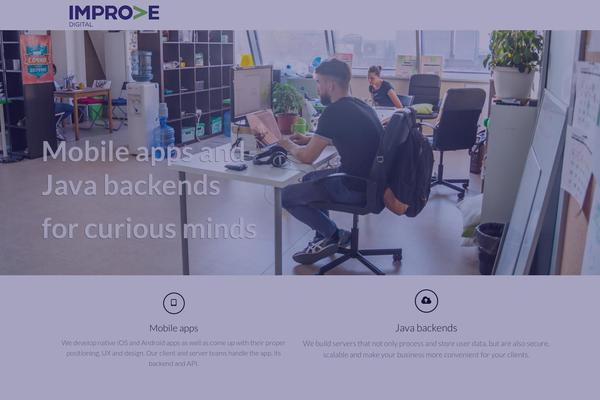 OneEngine theme site design template sample
