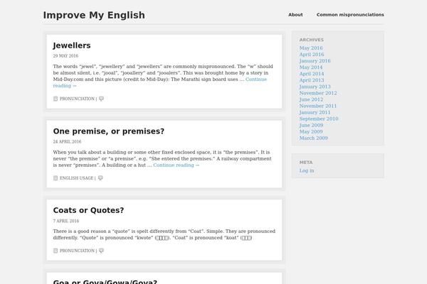 Foghorn theme site design template sample