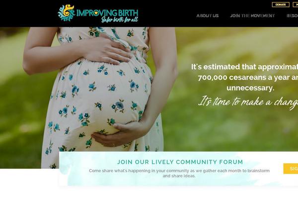 improvingbirth.org site used Builder-walker