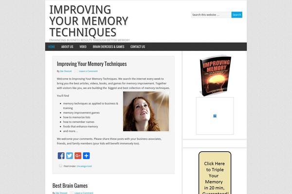 News theme site design template sample