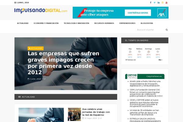 Master theme site design template sample