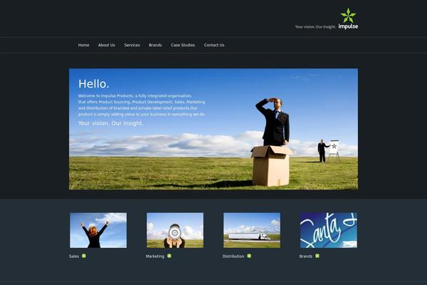 Santorini theme site design template sample