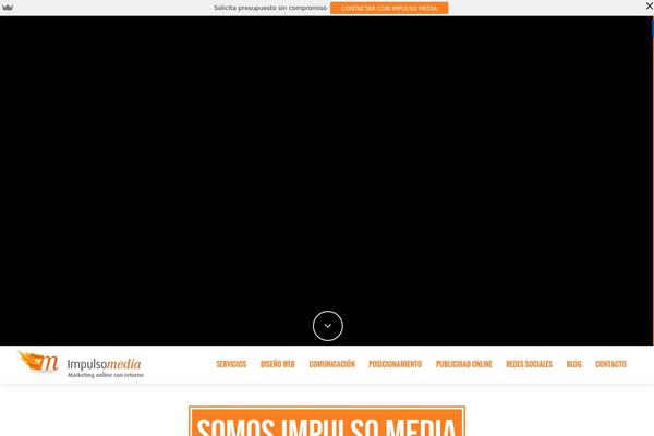 Jarvis theme site design template sample