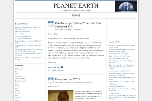 Site using Creative Clans Slide Show plugin