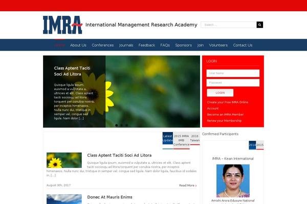 Site using Continuous announcement scroller plugin