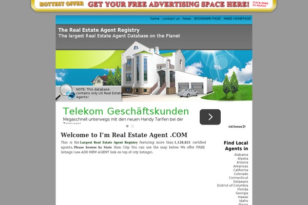 Storefront theme site design template sample