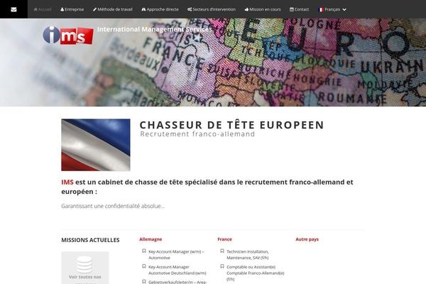 Ims theme site design template sample