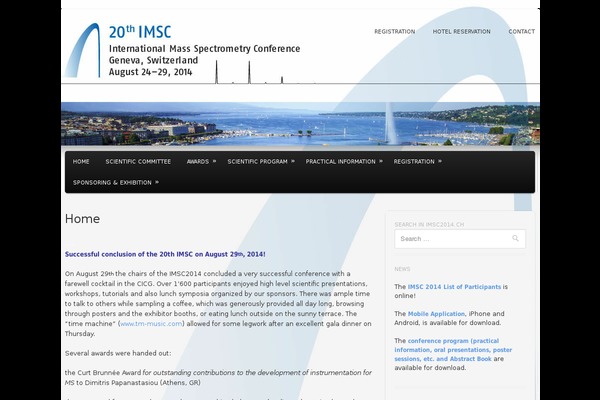 Tiga theme site design template sample