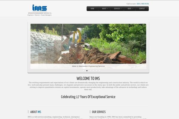 Rise theme site design template sample