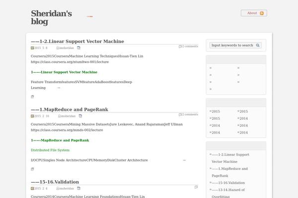 imsheridan.com site used G-white