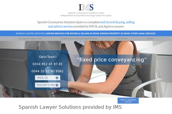Ims theme site design template sample