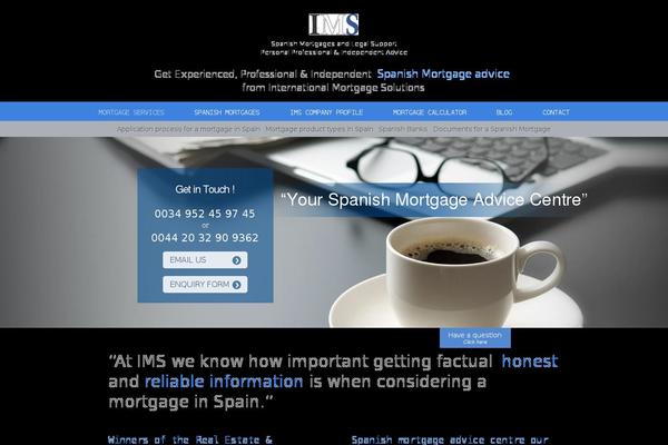 Ims theme site design template sample