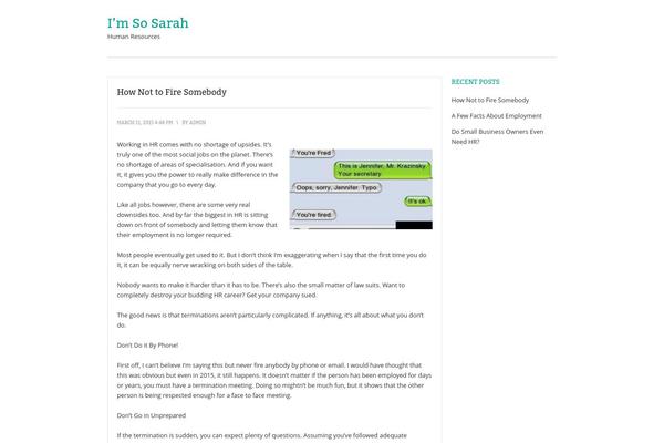 Prana theme site design template sample