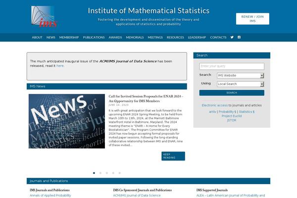 imstat.org site used Ims