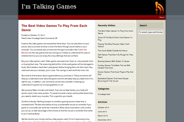 imtalkingames.com site used Xtremeblogg