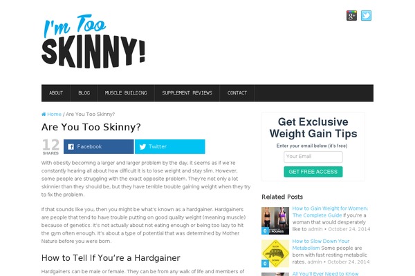 imtooskinny.com site used Splash