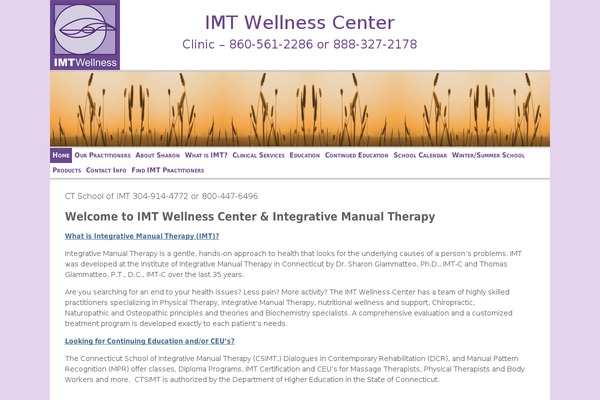 imtwellnesscenter.com site used Zenlite-basic-child