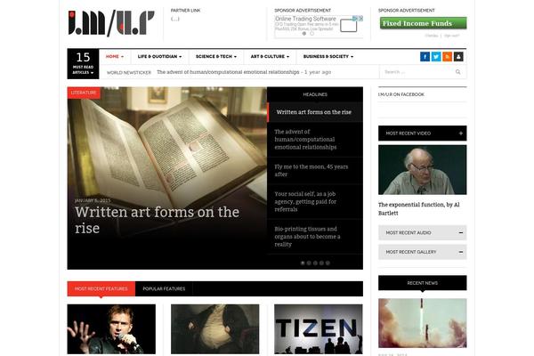 DW Focus theme site design template sample
