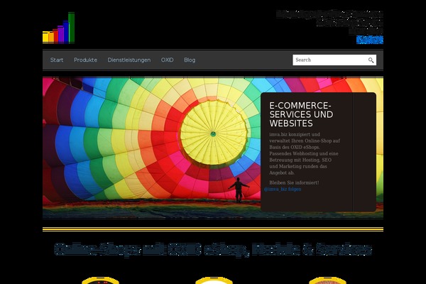 BlackBird theme site design template sample