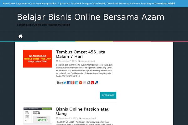 aReview theme site design template sample