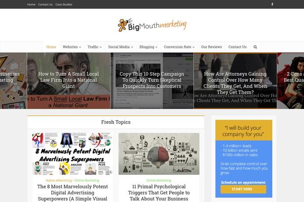 Voice theme site design template sample