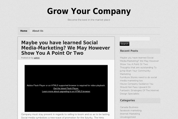 Rundown theme site design template sample