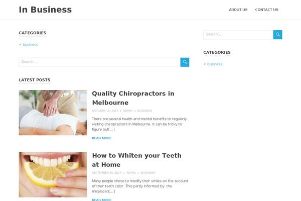 Poseidon theme site design template sample
