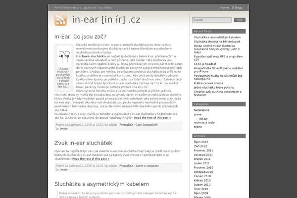 Grey Matter theme site design template sample
