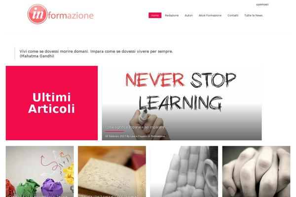 Site using Widget Pack plugin