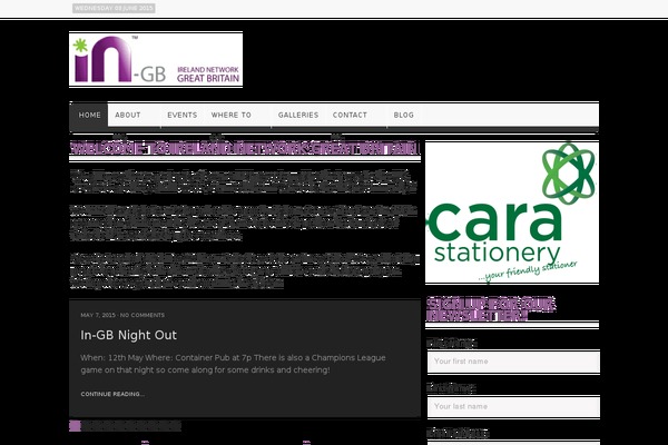 Deadline theme site design template sample