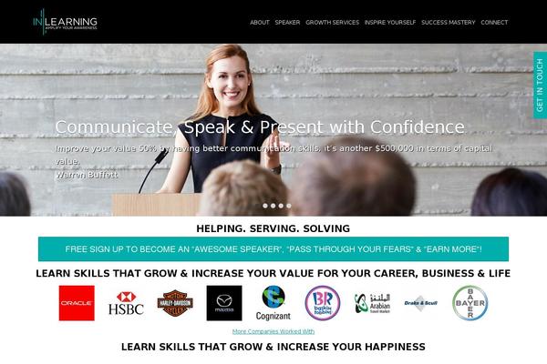 Site using WP Contact Slider plugin