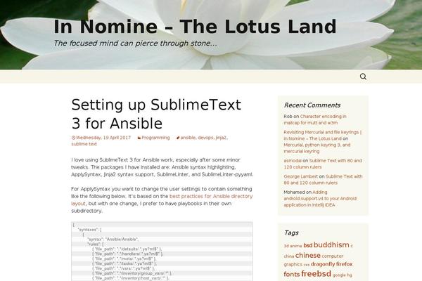 Site using WP-Syntax plugin