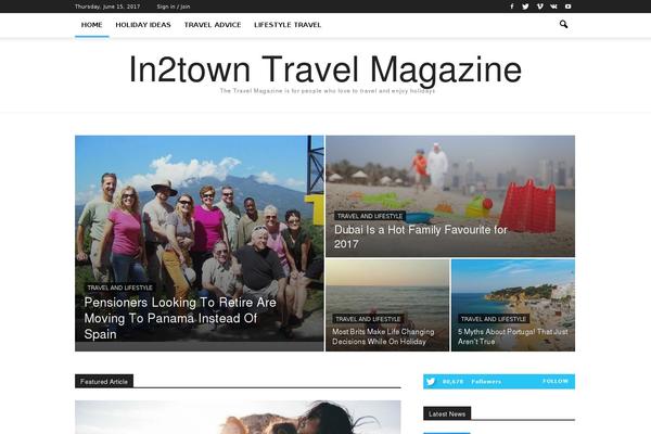Newspaper theme site design template sample