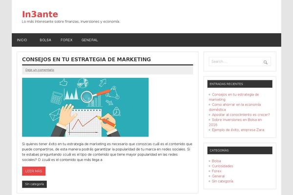 Dynamic News Lite theme site design template sample