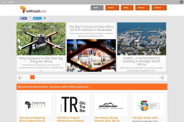 Metro theme site design template sample