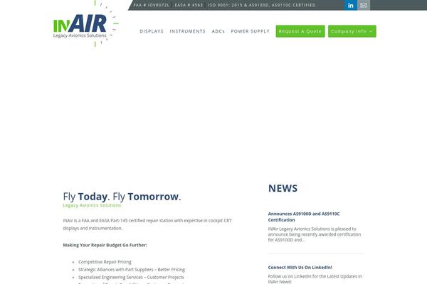 Wpex Adapt theme site design template sample