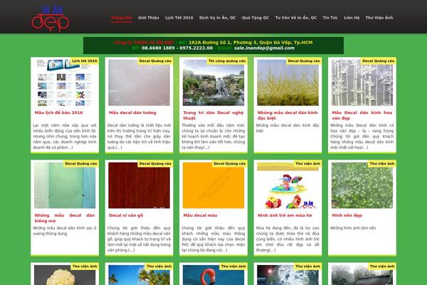 Pinboard theme site design template sample