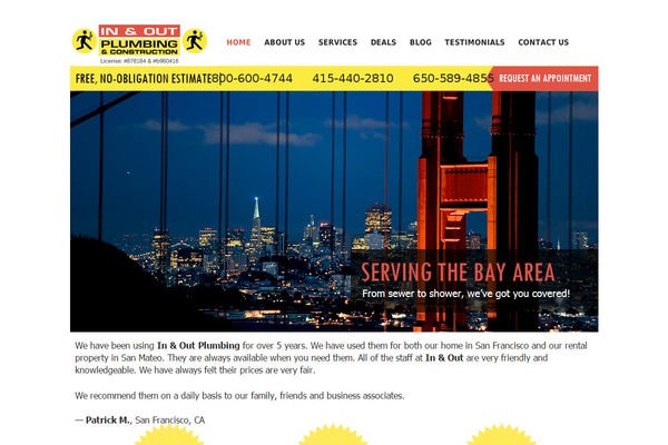 Nano3 theme site design template sample