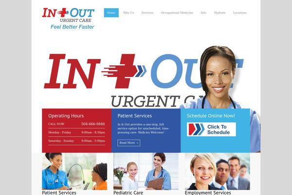 MediCenter theme site design template sample