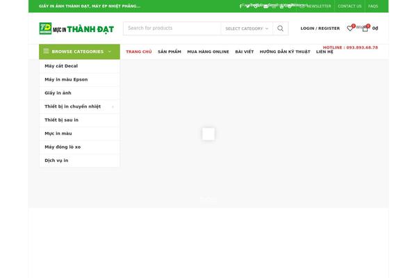 inanthanhdat.com site used Nhathongminh2018