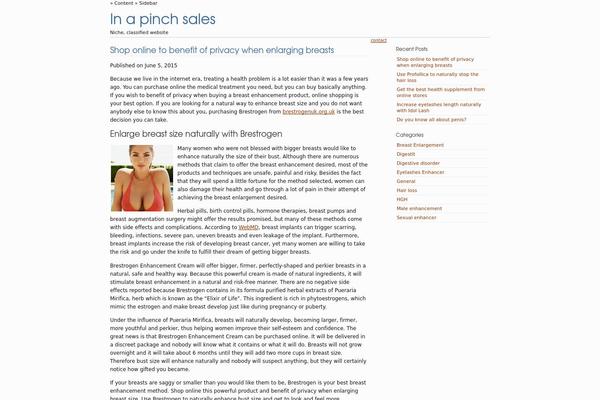 inapinchsales.com site used Precious