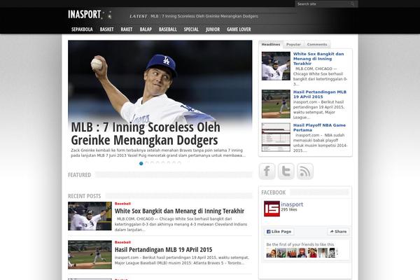 Resportsive theme site design template sample